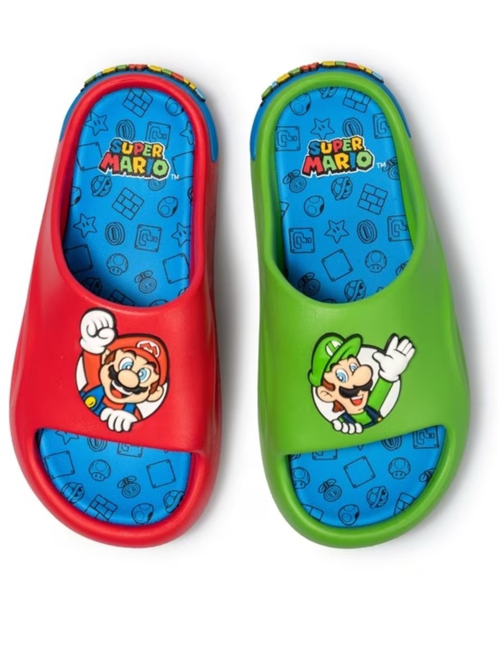 Mario Little & Big Boys Comfort Slide